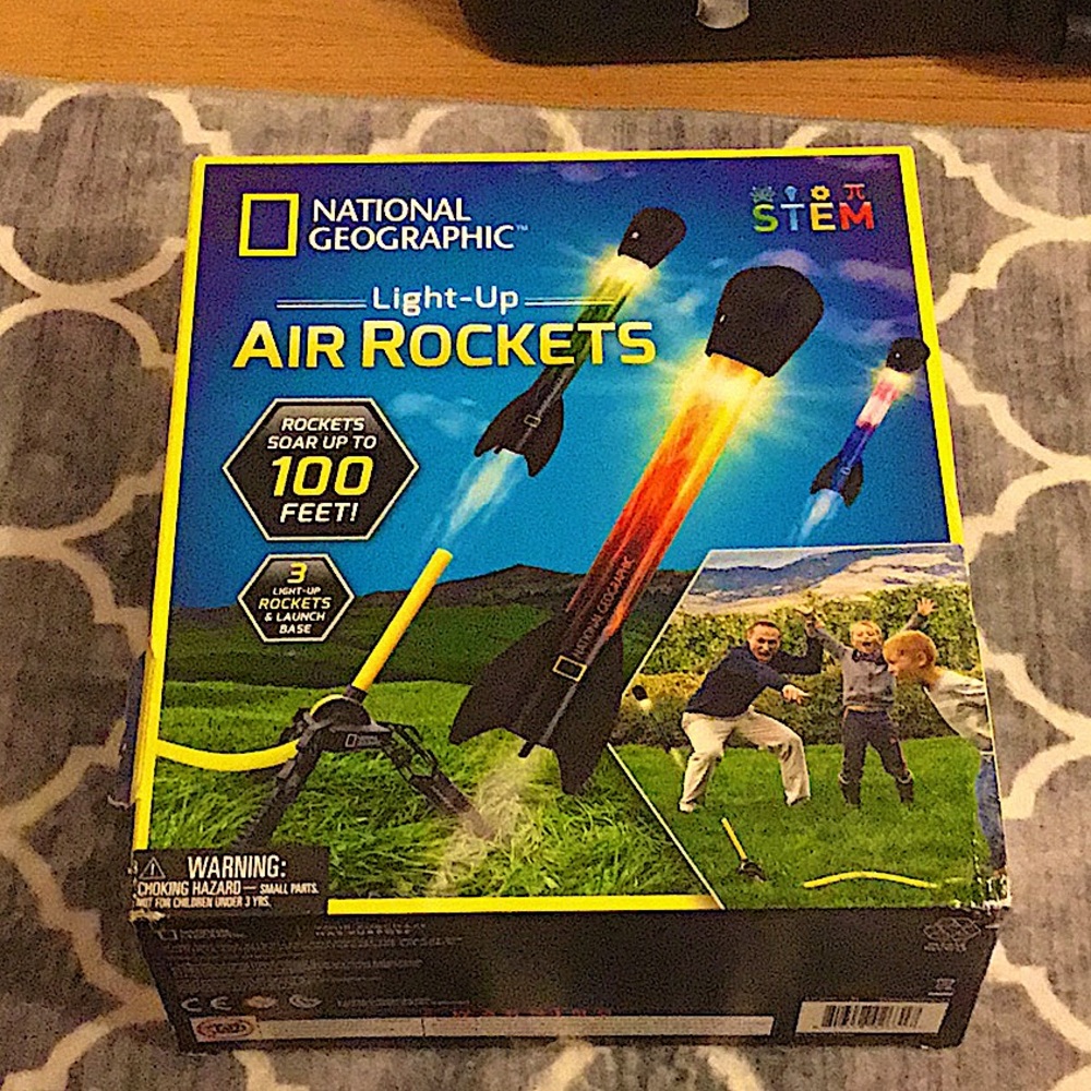 National Geographic light up air rockets